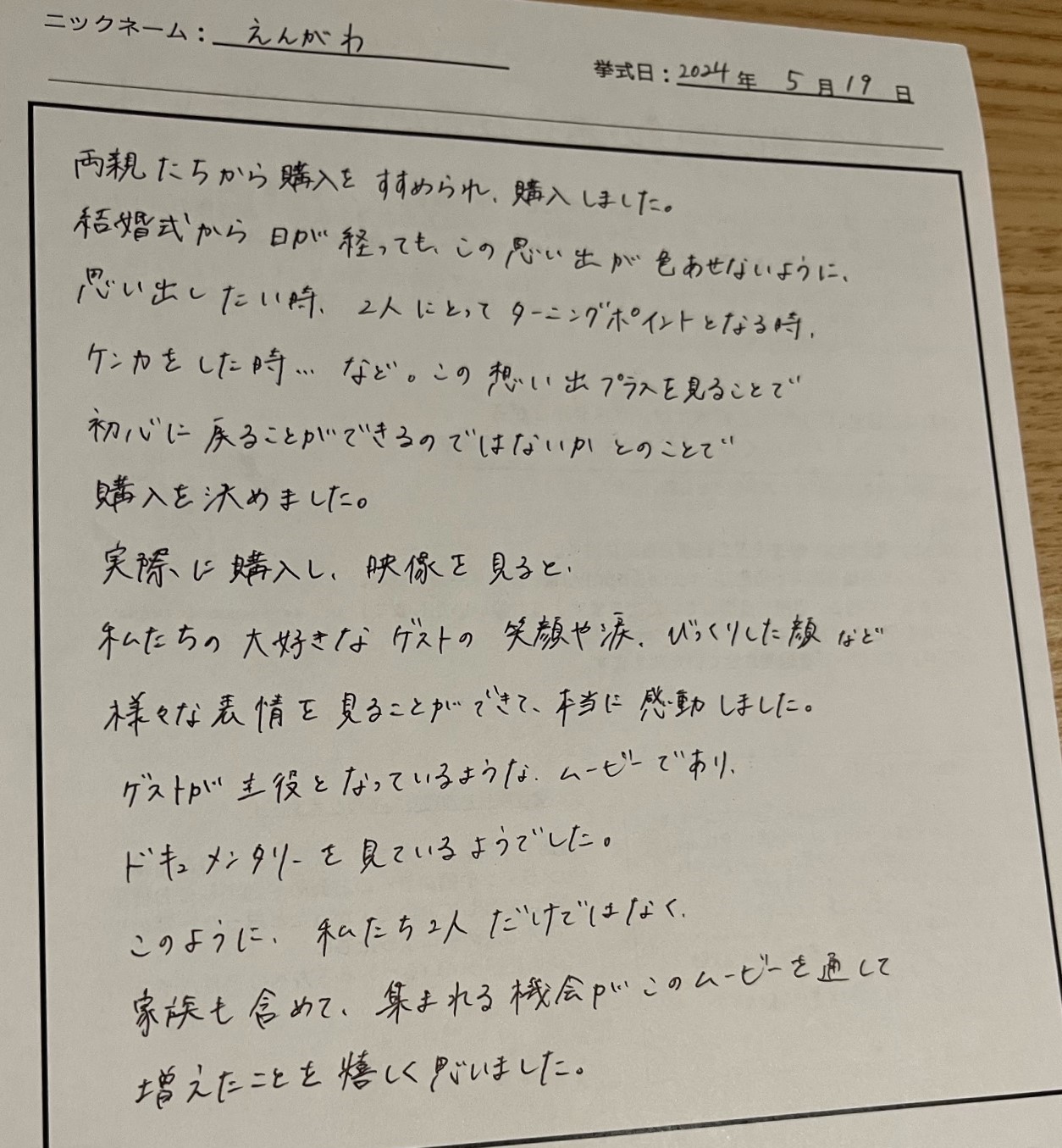 想い出プラスを見ることで初心に戻ることができる